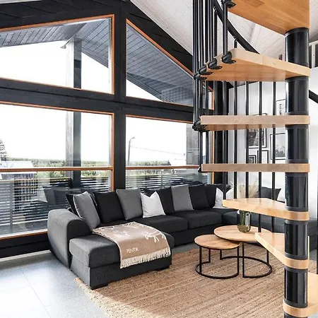 公寓 - Rising Sun With 3 Bedrooms, Loft, Sauna And Balcony With A View 鲁卡