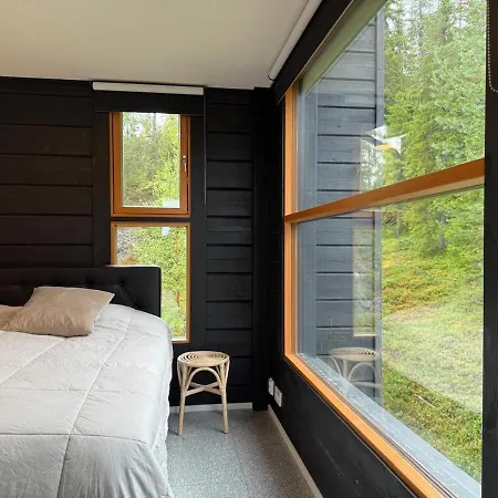 - Rising Sun With 3 Bedrooms, Loft, Sauna And Balcony With A View * Ruka